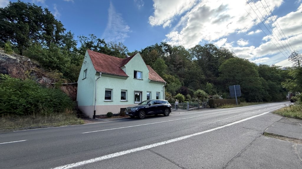 Familienidyll im Grünen mit Blick auf die Burg Mildenstein! Einfamilienhaus mit Nebengebäude und Garage zu verkaufen